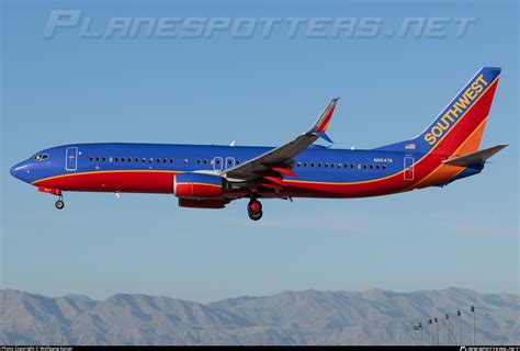 N8647A Southwest Airlines Boeing 737 8H4 WL Photo By Wolfgang Kaiser