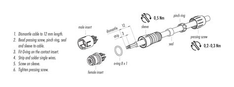 99 9206 00 03 Binder Subminiatur Snap In Kabeldose Contacts 3 3 5