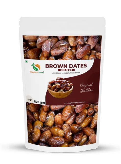 Organic Sapphire Foods Dates Khajoor Or Khajur Dry Fruit G Jiomart