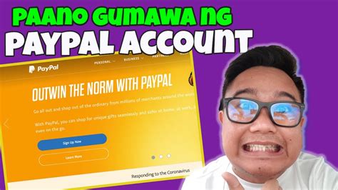 Paano Gumawa Ng Paypal Account Online Freelancer Youtube