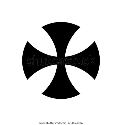 Templar Cross Icon Stock Vector (Royalty Free) 634694036 | Shutterstock