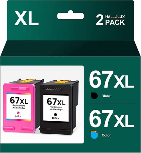 67XL Black Color Ink Cartridges 2 Combo Pack High Yield Or HP Ink 67