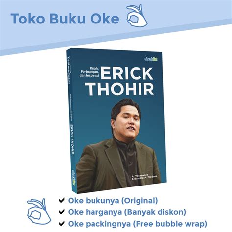 Jual Buku Biografi Tokoh Kisah Perjuangan Dan Inspirasi Erick Thohir