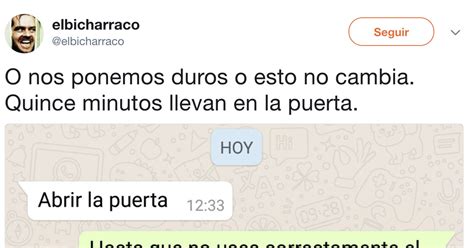 La divertida conversación de WhatsApp de un chico que dejó en la calle