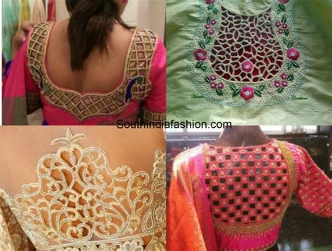 Cutwork Blouses Perfect For Your Kanjeevarams