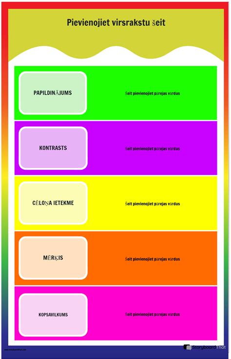 Neona TĒma PĀrejas VĀrdu PlakĀts Storyboard By Lv Examples