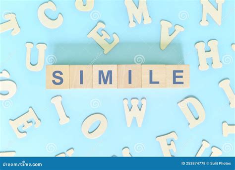 Simile Figure Of Speech Concept In English Grammar Class Lesson Stock