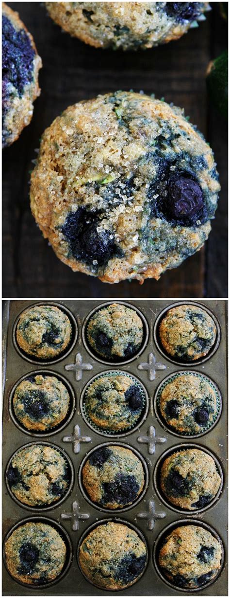 Zucchini Banana Blueberry Muffins Two Peas And Their Pod Healthy