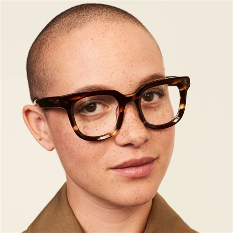 Eleanor Tigerwood Round Bio Acetate Glasses Ace Tate