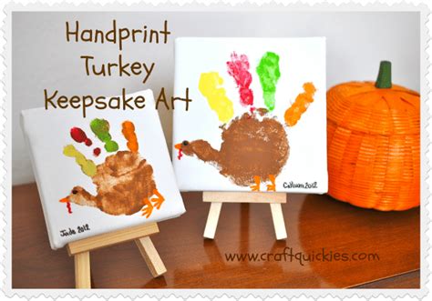 Turkey Handprint Keepsake Art