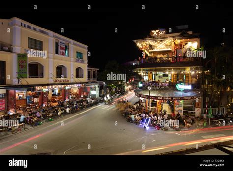 Hue Nightlife In Vietnam Stock Photo Alamy