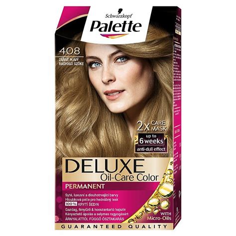 Schwarzkopf Palette Deluxe farba na vlasy Žiarivý Blond 408 Tónovacie