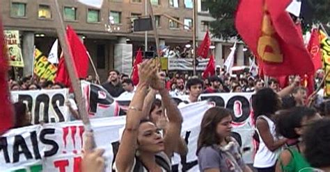 G Manifestantes Ocupam Ruas Do Centro Do Rio No Dia Nacional De