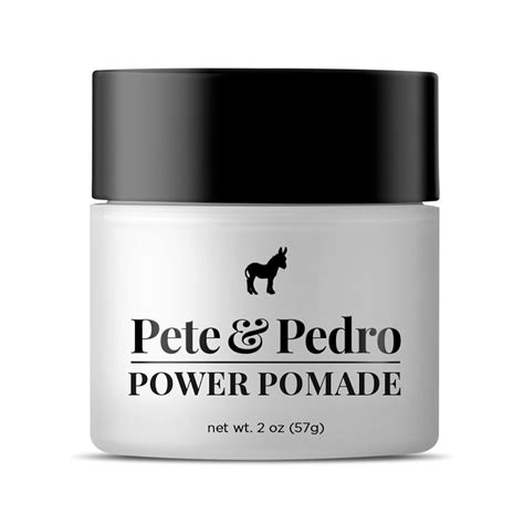 Pete Pedro Power Pomade Pomada Fuerte Para Peinar El Cabello Para