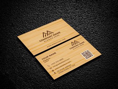 Wooden Business Card designs, themes, templates and downloadable ...