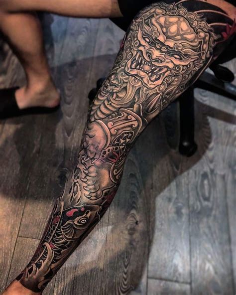 Pin By C Dric Stegre On Japanese Tattoo Leg Sleeve Tattoo Feather