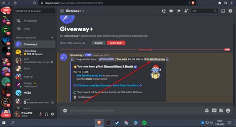 Discord a gelen hediye kazandınız mesajı gerçek mi Sayfa 2