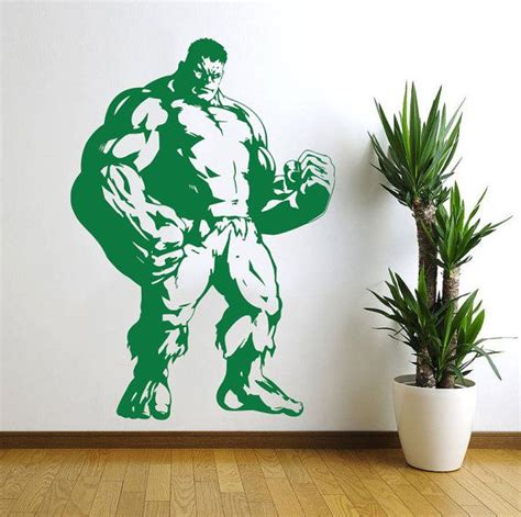 Incredible Hulk Marvel Hero Wall Decal Vinyl By VinylWallArtworks 20