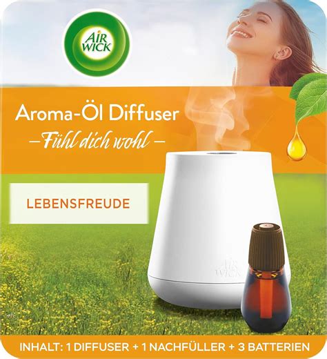 Air Wick Aroma L Diffuser Starter Set Mit Diffuser Und Duft Flakon