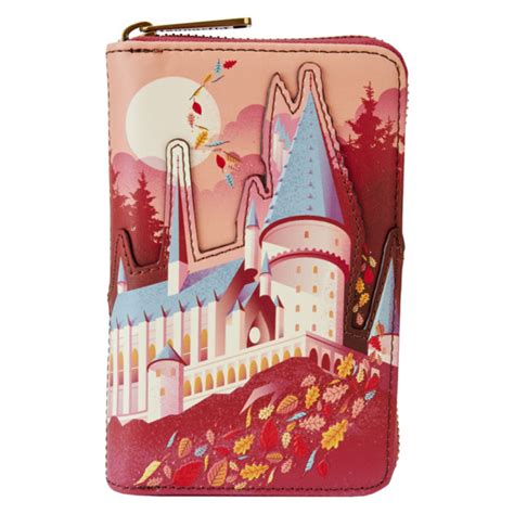 Loungefly Harry Potter Hogwarts Fall Zip Wallet At Mighty Ape Nz