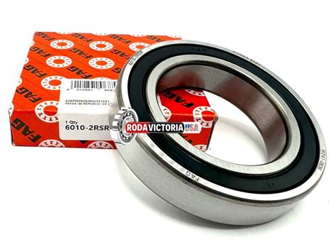 Fag 6010 2rsr C3 Ball Bearing Rubber Sealed 6010 2rs C3 50x80x16 Mm