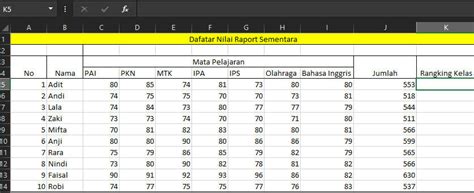 Cara Membuat Ranking Di Excel Secara Otomatis Riset