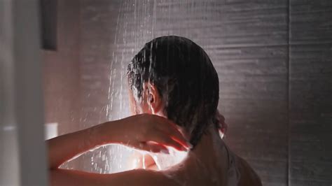 Woman Washes Hair In Shower Closeup Stock Footage Sbv 348627378 Storyblocks