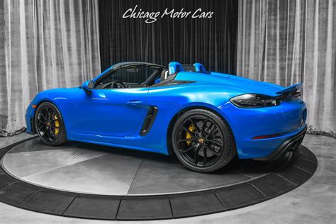 Used 2022 Porsche 718 Boxster Spyder Convertible ONLY 145 Miles Shark