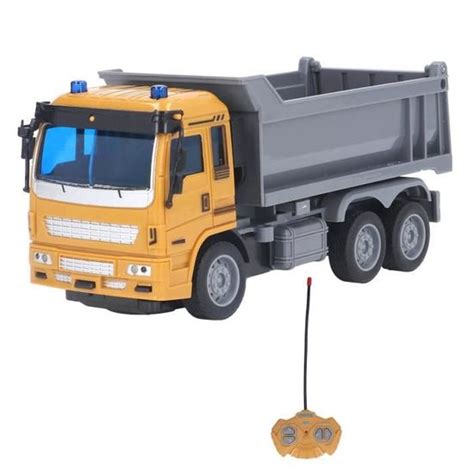 VGEBY Camion Benne RC Simulation Incassable Stable Jouet De