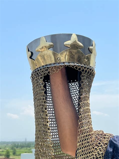 Monty Python King Arthur Royal Helmet With Chain Mail Armor - Etsy UK