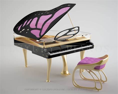 Lucid Butterfly Designer Piano For Sale Luxury Pianos Inc