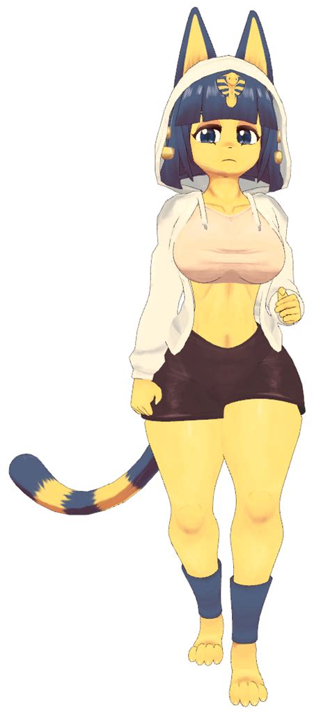 Ankha ナイル Nairu Vrchat Full Body Tracking 3d Model Shadsterwolf