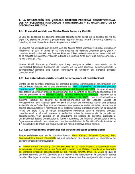 Historia Del Derecho Constitucional La Utilizaci N Del Vocablo