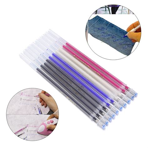 Heat Erasable Fabric Marking Pens 1 Pen Case 10 Refills Funiyou