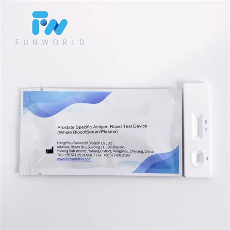 Wholesale 2022 Wholesale Price Fob Rapid Test Device Prostate Specific Antigen Rapid Test