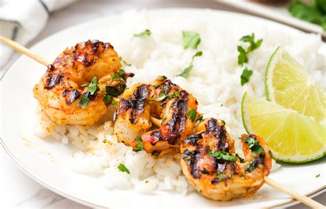 Grilled Margarita Shrimp Skewers Reluctant Entertainer