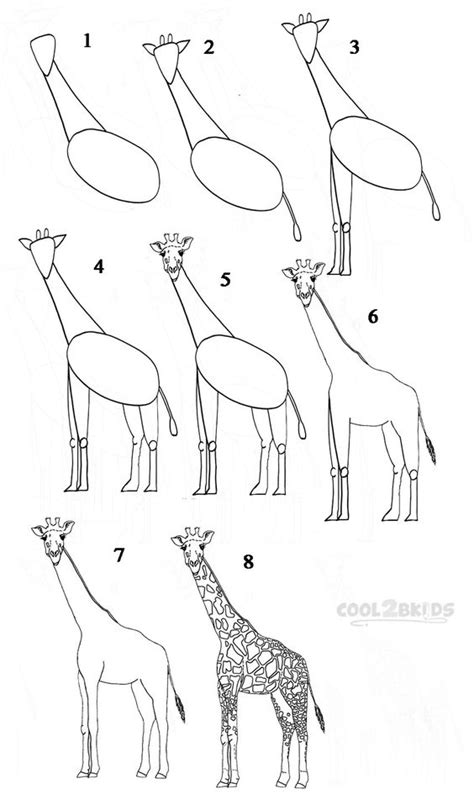 Ways To Draw A Giraffe Like A Cartoonist Bored Art