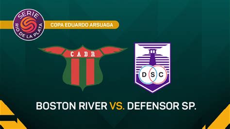 Serie R O De La Plata Boston River Defensor Sp Youtube