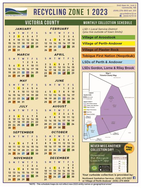 Curbside Recycling Schedules Zones Click To View Wvrsc