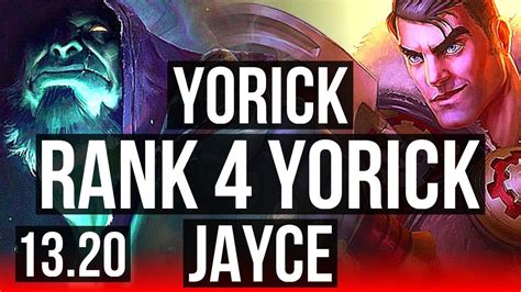 Yorick Vs Jayce Top Rank Yorick Games Kr