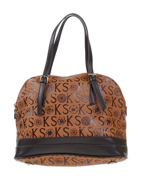 Lyst Ken Scott Handbag In Brown