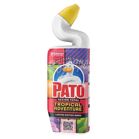 Pato Limpiador Liquido Wc Tropical Adventure Accion Total Pato Wc Ml