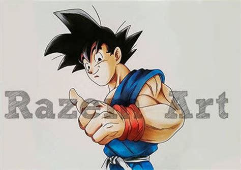 Goku Thumbs Up Print