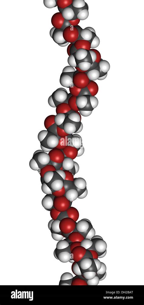 Polylactic Acid Pla Polylactide Bioplastic Chemical Structure