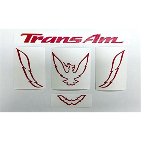 Reflective Concepts Trans Am Rear Panel Overlay Decal - 93-02 Trans Am - (Color: Gloss Red)