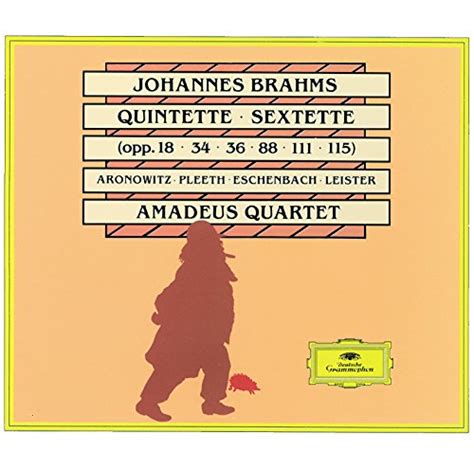 Amazon co jp Johannes Brahms Quintets Sextets クリストフエッシェンバッハ