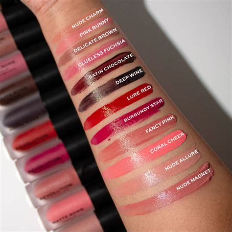 Makeup Revolution Lip Lacquer Swatches Saubhaya Makeup