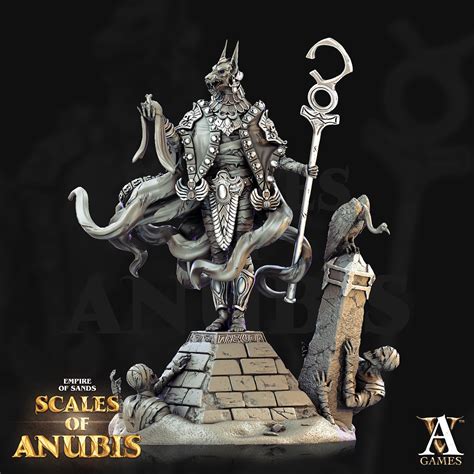 Anubian Priests Bundle Archvillain Games Printed Miniature Etsy