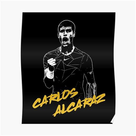 Carlos Alcaraz Premium Matte Vertical Poster