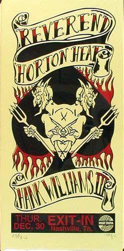 Print Mafia Reverend Horton Heat Poster Rock Poster Art Band Posters